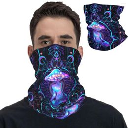 Sjaals Magic Mushrooms Bandana Nek Cover Gedrukte Balaclava's Wrap Scarf Multi-use hoofddeksels voor mannen Vrouwen