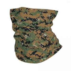 Bufandas Marpat Woodland Camuflaje Bandana Cuello Polaina Impreso Militar Camo Wrap Bufanda Cálido Sombreros Ciclismo Para Hombres Mujeres Adulto Invierno