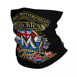 Écharpes Motorcycles Motorbike Crest Motocross Bandana Neck Gaiter imprimé Ajs Face Écharpe Running Unisexe Adult toute la saison