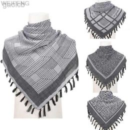 Écharpes Military Keffiyeh Shemagh Scarpe Coton Châle d'hiver Couvre plus chaude Couverture Tête enveloppe du vent Tactical Camping Écharpe Men Femmes 240410