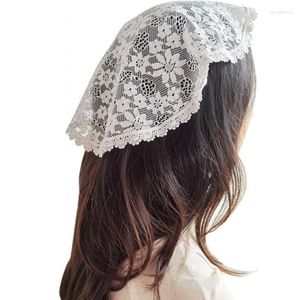 Sjaals Mini Wedding Veil voor Hen Party Bride Head Scarf DXAA