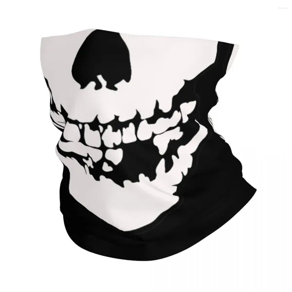 Écharpes misfits musics crâne bandana couvre couvre masque imprimé écharpe visage multifonctionnel courir pour hommes femmes adultes toute la saison