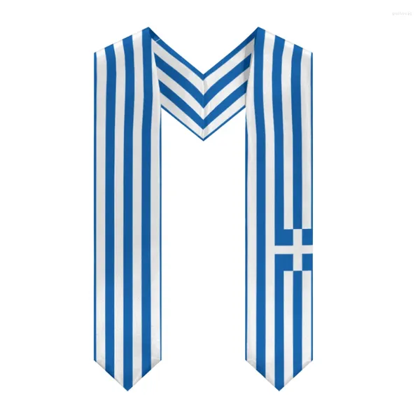 Écharpes plus de conception châle de graduation drapeau de la Grèce