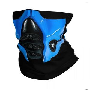 Sjaals Mortal Kombat Sub Zero Warrior Bandana Neck ER Gedrukte Wrap SCRAF MTI-USE Clava Hiking Uni ADT Ademblage Drop Delivery Dhgzi