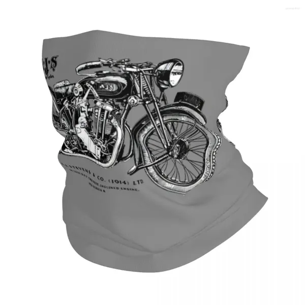 Bufandas ciclos de motores 1930 RESTA R Motocross Bandana Neck Gaiter Impreso AJS Wrap Bufand Cycling Unisex Unisex para adultos lavable