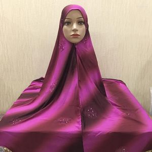 Sjaals Moslim Oversized Bid Instant Hijab Sjaal Effen Bloemen Lang Gewaad Maleisië Womsen Wrap Tulband Islamitische Hoofddoek Hoed Amila Sjaal