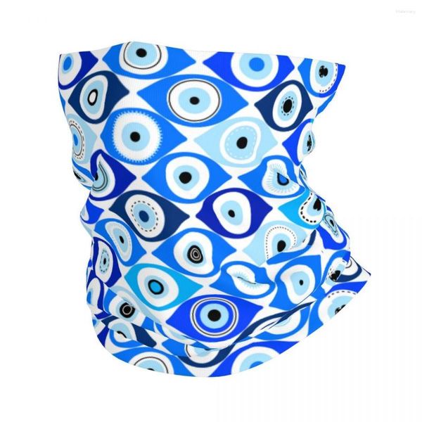 Bufandas Nazar Evil Eye Magic Witchcraft Bandana Neck Cover Belleza Pestañas Pasamontañas Máscara Bufanda Sombreros Pesca Para Hombres Mujeres