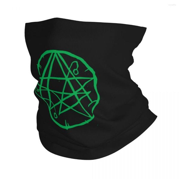 Foulards Necronomicon Logo Bandana Cou Couverture Imprimé Balaclavas Écharpe Magique Multi-usage Chapeaux Pêche Pour Hommes Femmes Adulte Lavable