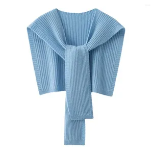 Bufandas Chal no deformable Acogedor Punto Mujer Otoño / Invierno Diseño de cordones elásticos cálidos suaves para una apariencia elegante y cómoda