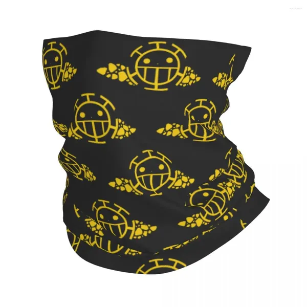 Écharpes One Piece Logo Bandana Couvre de cou imprimé Japon Anime BALACLAVAS FACE SCULLE COMPORTES Pêche pour hommes pour hommes