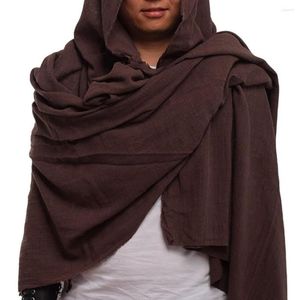 Foulards Taille Unique Cosy Male Hood Cape Costume Médiéval Printemps Hommes Châle Confortable