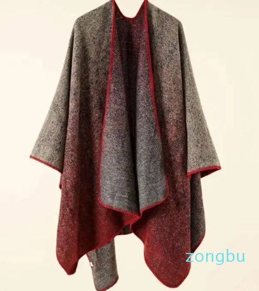 Bufandas Frente abierto Cardigant Mujeres Suéter Capes Spring Shawl Wrap Ponchos Moda Mujer Capa Tejer