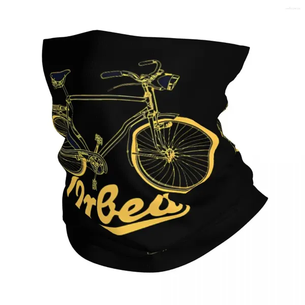 Écharbes Orbea aux années 50 Text Gold Bandana Couvre Couvre de moto Club Motorcycle Club en France Écharpe enveloppe Randonnée Unisexe Adulte respirant