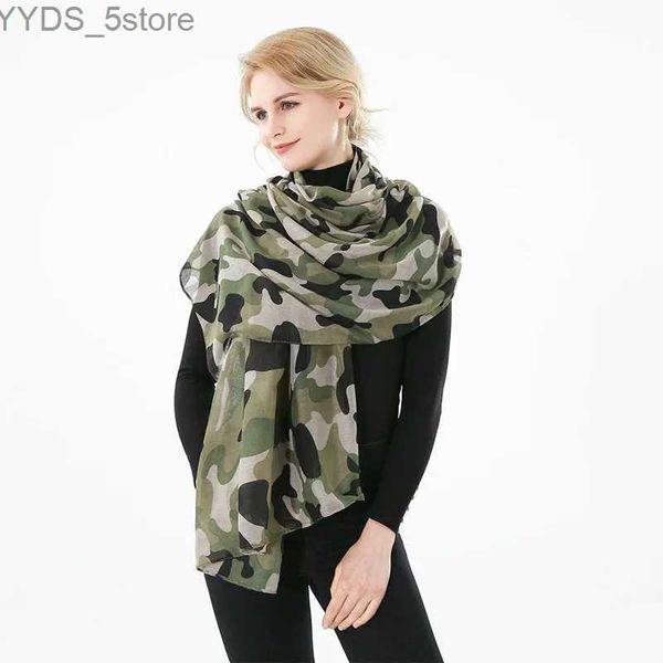 Foulards d'extérieur kaki forêt Camouflage foulards multifonction militaire visage voile Sniper cou Wrap hommes randonnée tactique écharpes YG597 YQ231114