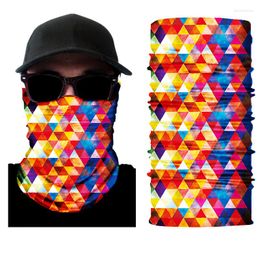 Foulards Sport de plein air Bandana Camouflage Escalade Randonnée Cyclisme Unisexe Crème Solaire Magique Drapeau Américain Cou Boucle Écharpe