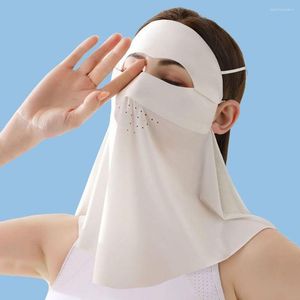 Foulards Extérieur Protection UV Visage Voile Randonnée Yeux Masque Complet Conduite Solaire Femme Bouclier