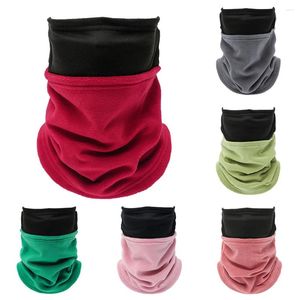 Sjaals Outdoor Winddicht Gezicht Bandana Winter Fleece Warm Halswarmer 3 In 1 Snood Thermische Half Cover Skirijden Sjaal