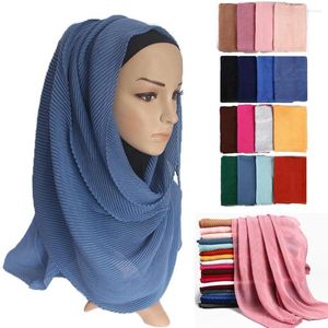 Sjaals oversized lange sjaal vaste kleur groot formaat geplooide crimle sjaal moslim hijabs twill islamitische tulband headscarf diy