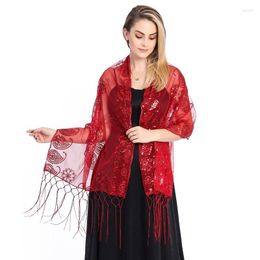 Foulards Paisley Floral Paillettes Femmes Élégantes Cape Châle Couleur Pure Creux De Noce Châles Mariée Demoiselle D'honneur Boléros Wraps