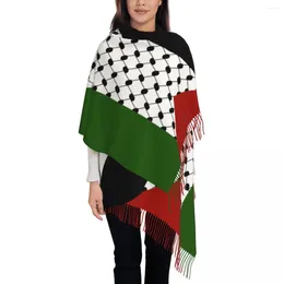 Sjaals Palestina Vlag Dames Pashmina Sjaal Wraps Fringe Sjaal Lang Groot