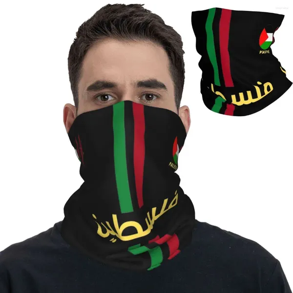 Écharbes Palestine Football Palestinien Carte Bandana Couvre coulle imprimé BALACLAVAS MAGIC Scarf Bandeau d'extérieur Sports Unisexe