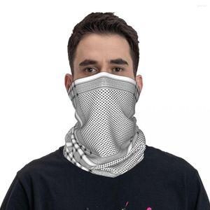 Foulards palestinien Hatta Kufiya Folk Palestine masque écharpe tenues cache-cou arabe Keffieh traditionnel Bandana unisexe respirant