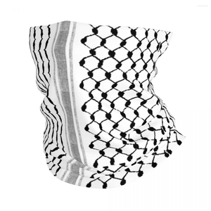 Foulards palestiniens Hatta Kufiya motif folklorique Bandana cache-cou Palestine masque traditionnel écharpe bandeau chaud pêche pour hommes femmes