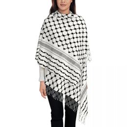 Sjaals Palestijnse Hatta Kufiya Folk Sjaals Wrap Winter Grote Zachte Sjaal Palestina Pashmina Kwastje 231101