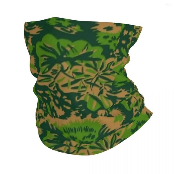 Bufandas de camuflaje de palma pañero cuello impreso Alemania Militar Balaclavas Wrap Bufanda Múltiple Tenderismo de diadema de uso múltiple para adultos