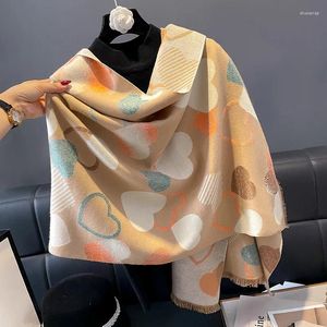 Bufandas Pashmina Shawl Wrap Bufanda para mujer Diseño Invierno Cálido Cashmere Bandana Mujer Manta gruesa Bufanda suave