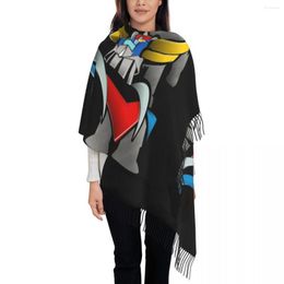 Sjaals gepersonaliseerde Goldorak Grendizer vintage robot sjaal mannen vrouwen winter herfst warm anime mechanische krijger sjaals wraps