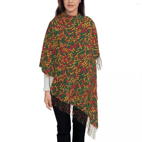 Foulards imprimé personnalisé drapeau éthiopien motif écharpe hommes femmes hiver automne chaud châles enveloppes