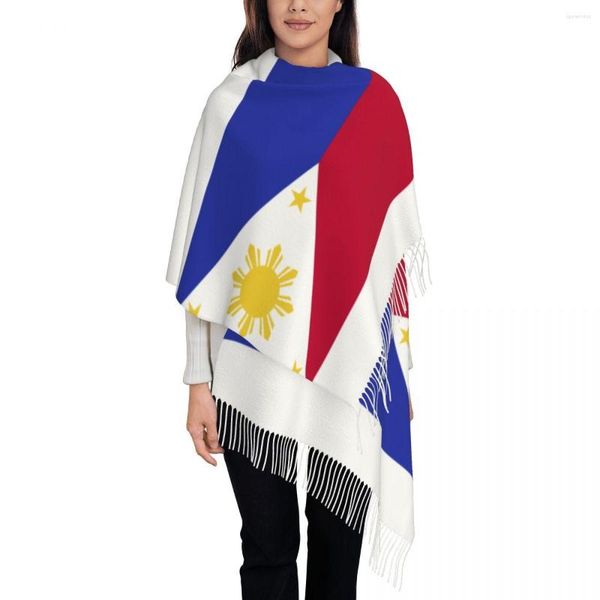 Bufandas Bandera de Filipinas Chales y chales para vestidos de noche Ropa elegante para mujer