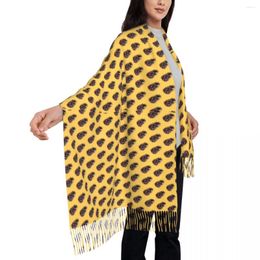 Écharpes Consiements de pin écharpe châles doux et enroulés vintage chauds et enveloppement avec de la mode de femmes longues enveloppe d'hiver Bufanda Mujer