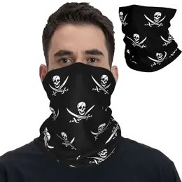 Sjaals piraten vlag schedel bandana nek deksel bedrukte messing rommets Halloween themamasker sjaal sjaal warm hoofdband fiets unisex het hele seizoen