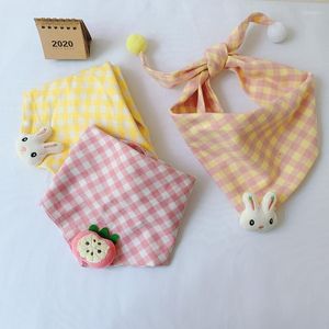 Echarpes Plaid Enfants Bande Dessinée Triangle Écharpe Sauvage Automne Mâle Et Femelle Bébé Mignon Petits Enfants Coton