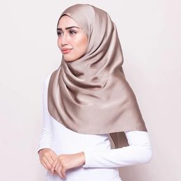 Foulards Plaine bulle en mousseline de soie écharpe Hijab Wrap femmes imprimer châles bandeau musulman Hijabs femme foulards Long châle Turbanet foulard 231027