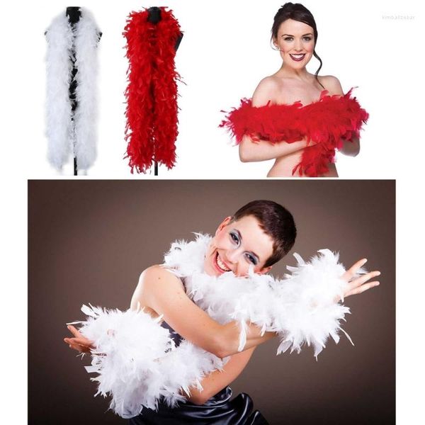 Foulards en peluche dinde plume Boa décorations pour fête vêtements de mariage robe châle