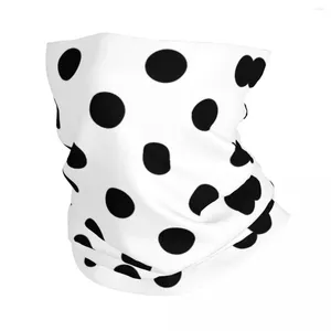 Craquins Polka Dot Bandana Neck Gaiter Imprimé Masque Scarf Masque Channeau Multifonctionnel Pêche Unisexe