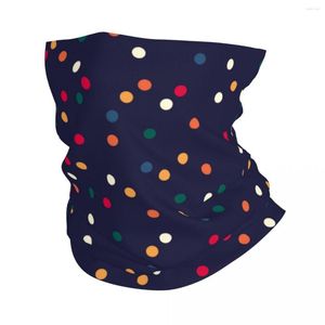 Sjaals Polka Dot Bandana Halsbeenkap Bedrukte Bivakmutsen Masker Sjaal Multifunctioneel Hoofddeksels Wandelen Unisex Volwassenen Alle seizoenen