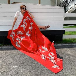 Bufandas Pring Bufanda de algodón de verano para mujeres y damas Moda chales largos Wraps Pashmina Foulard Soie 180 140CM