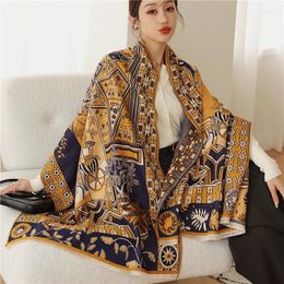 Sjaals print ontwerp cashmier dames stoles sacaf luxe 180 65 cm dikke winter warme pashmina sjaal wraps headkerchief foulard