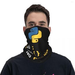 Sjaals Python Programmeur Coder Bandana Neck Cover Merch Wrap Sjaal Warm Fietsen Hardlopen Voor Mannen Vrouwen Volwassen Wasbaar