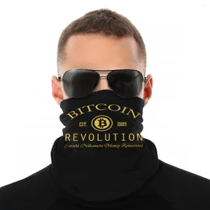 Sjaals Revolution Cryptocurrency Halfgelaatsmasker Mode Halsbeenkap Naadloze bandana Winddichte hoofddeksels Outdoor wandelen