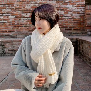 Écharpes écharpe pour femmes automne et hiver 2023 mode laine tricotée polyvalent cou chaud épaissi châle pour femmes