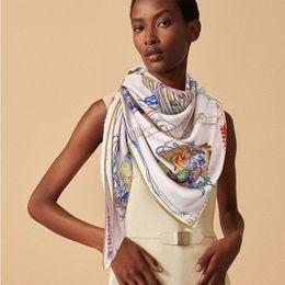 Sjaals sjaal vrouw luxe merk winter kasjmier sjaals warme wraps 140 cm zijden wollen vierkant sjaal sjaal mode dames pashmina hijab 230823
