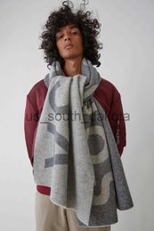 Sjaals Sjaals voor neutraal geruite wollen sjaal met franjes 70 cm/210 cm reclameletter x0922