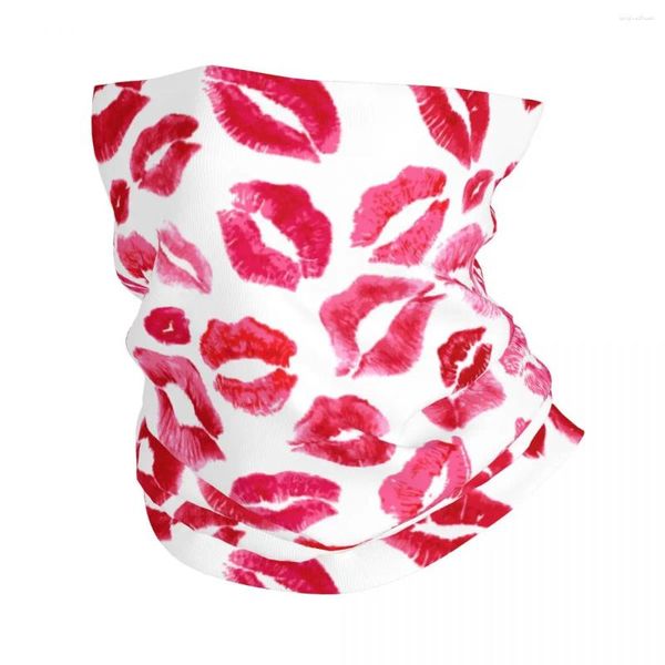 Foulards Lèvres Sexy Imprime Bandana Couverture De Cou Imprimé Cagoules Écharpe De Visage Multi-usage Cyclisme Équitation Pour Hommes Femmes Adulte Coupe-Vent