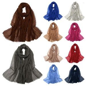 Sjaals sjaal dames meisjes hoofddeksel hoofd wrap hijab sjaal gewone trui tulband moslim