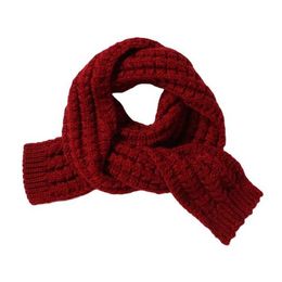 Foulards Châles Yiwu Yiyuan vêtement écharpe pour enfants tricot laine enfants écharpe d'hiver chaud et confortable style neutre écharpe pour les enfants